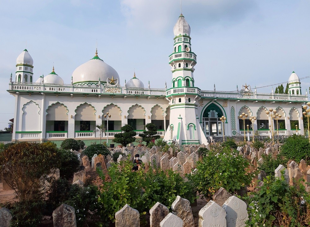 Độc đáo kiến trúc Thánh đường Hồi giáo của người Chăm tại An Giang