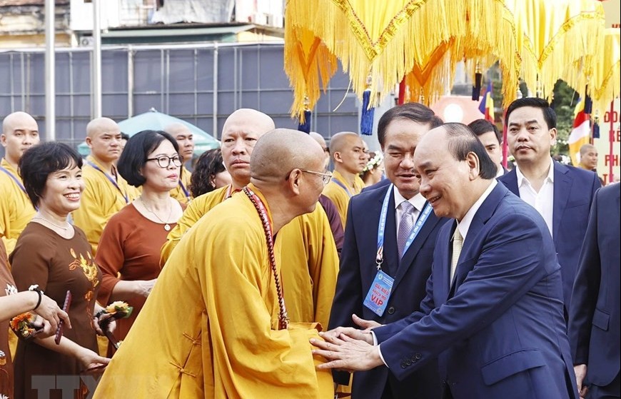 Chủ tịch nước dự lễ khai mạc Đại hội Phật giáo toàn quốc lần thứ 9