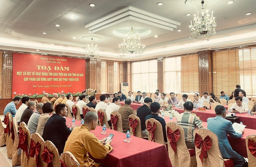 Hà Nam: Hoạt động tôn giáo góp phần giữ vững an ninh trật tự, thúc đẩy phát triển kinh tế - xã hội