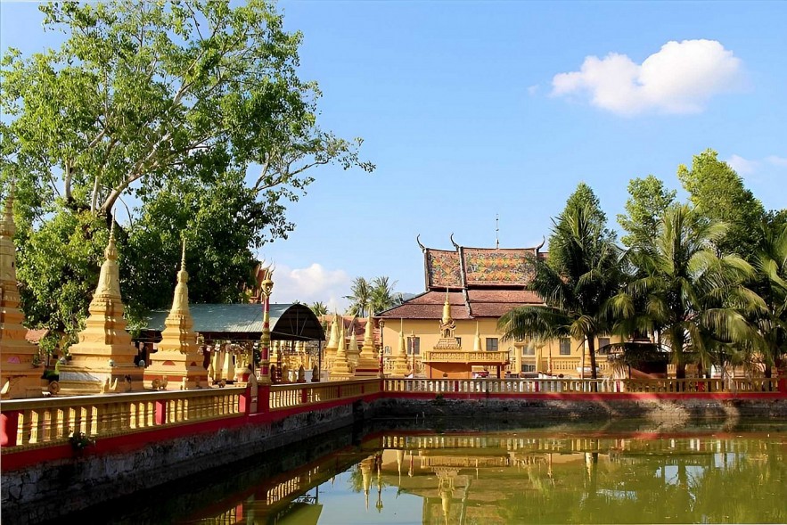 Chùa Xvayton - quần thế kiến trúc Khmer độc đáo tại An Giang