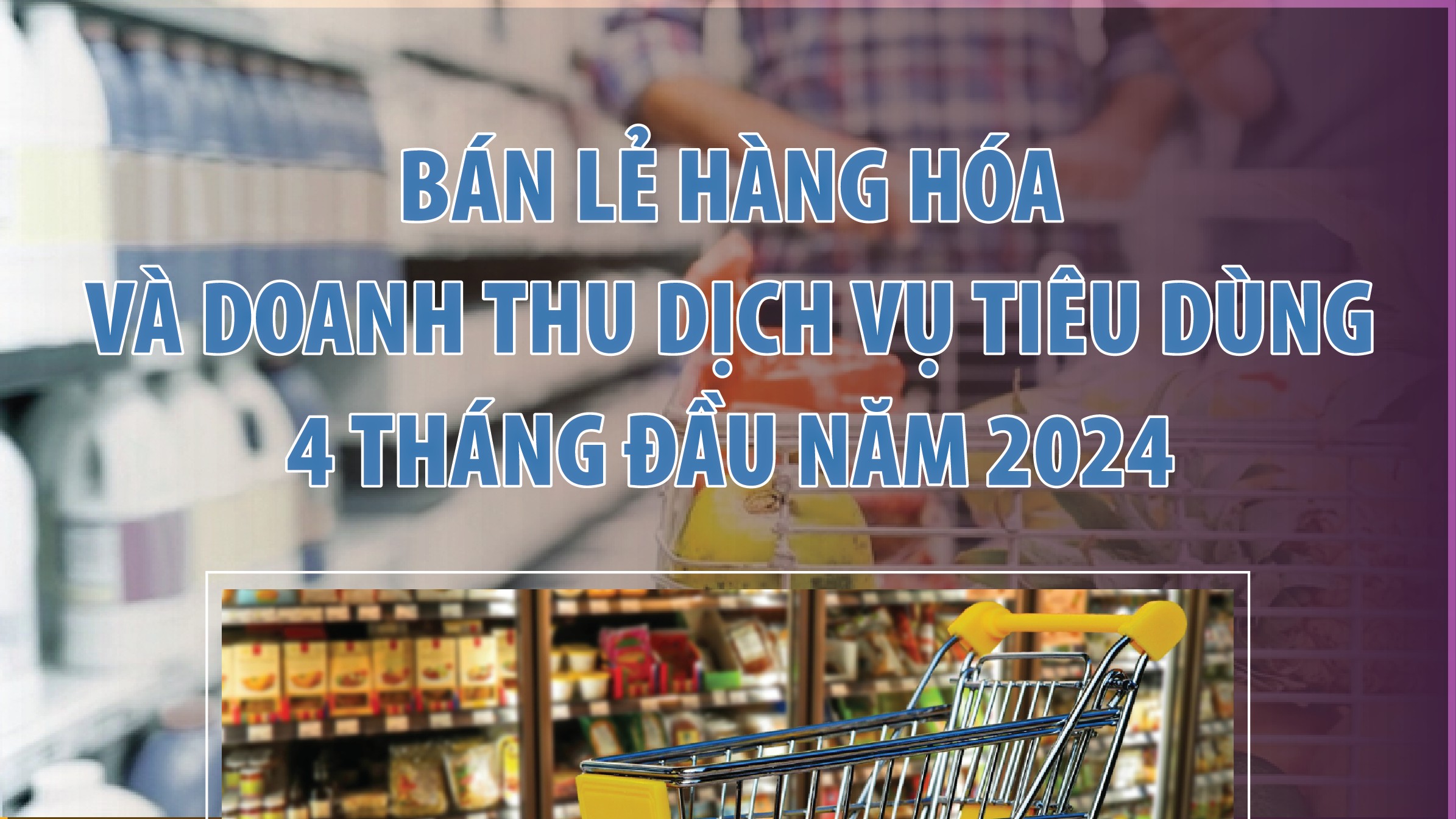 Infographics: Bán lẻ hàng hóa và doanh thu dịch vụ tiêu dùng 4 tháng ước đạt 2.062,3 nghìn tỷ đồng