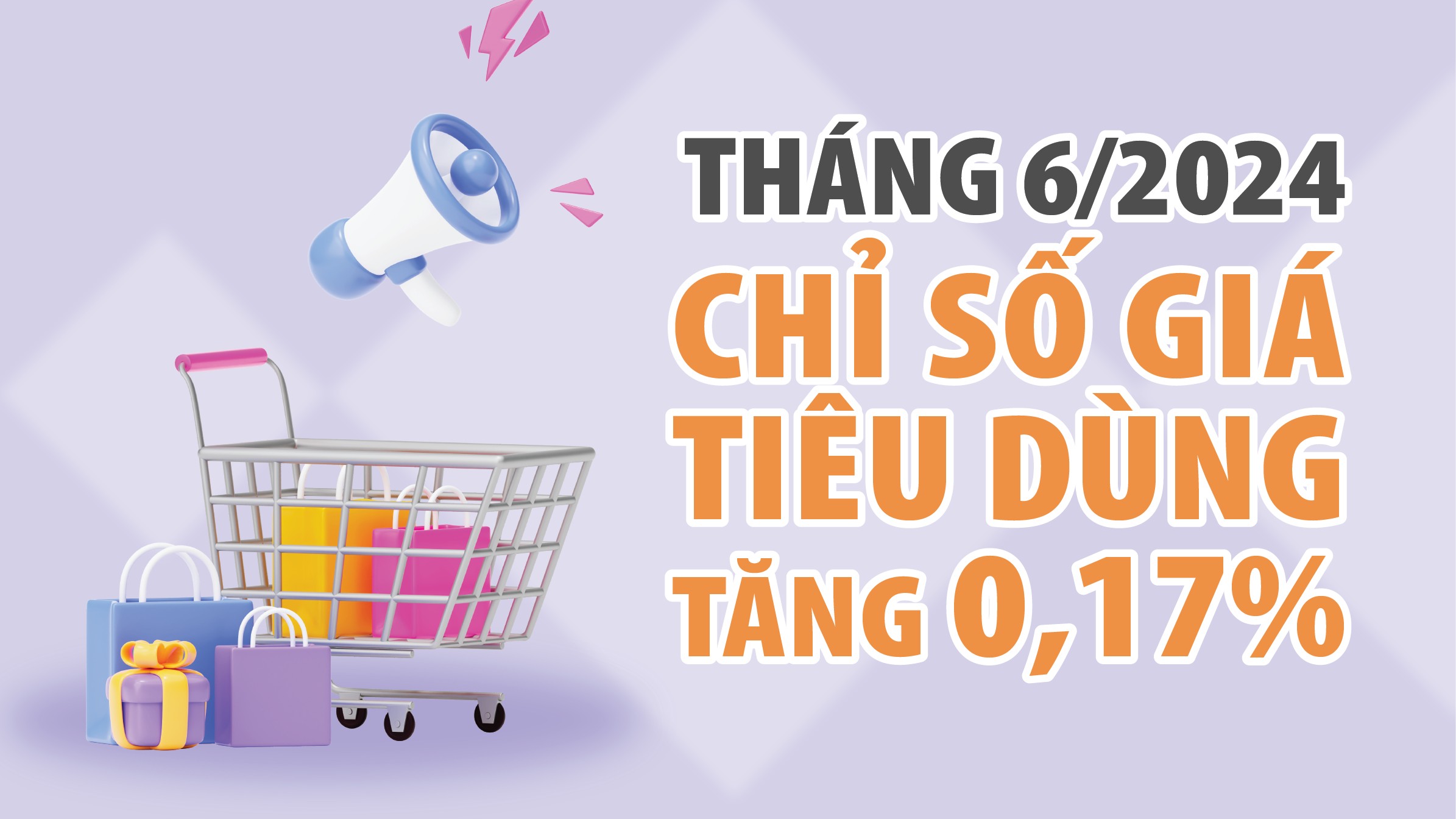 Infographics: Chỉ số giá tiêu dùng tháng 6/2024 tăng 0,17%