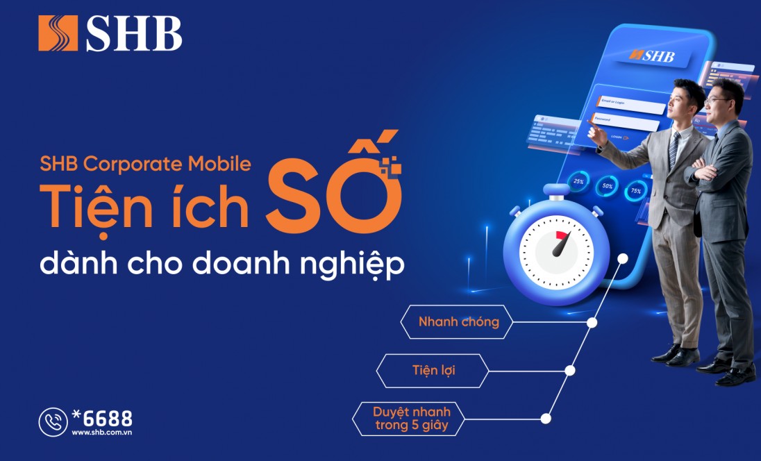 SHB tăng cường “điểm chạm số” cho khách hàng doanh nghiệp