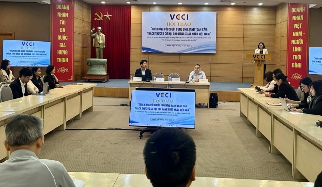 Cung ứng xanh - cơ hội cho hàng xuất khẩu Việt Nam thâm nhập thị trường lớn