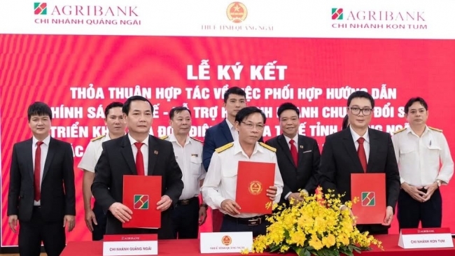 Thuế tỉnh Quảng Ngãi và Agribank chi nhánh Quảng Ngãi hợp tác hỗ trợ hộ kinh doanh