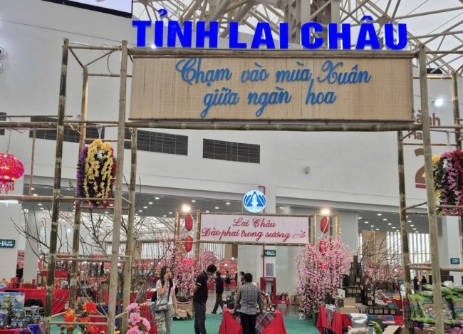 Hội chợ Mùa Xuân 2026: Gian hàng Lai Châu - Tinh hoa núi rừng vươn ra biển lớn
