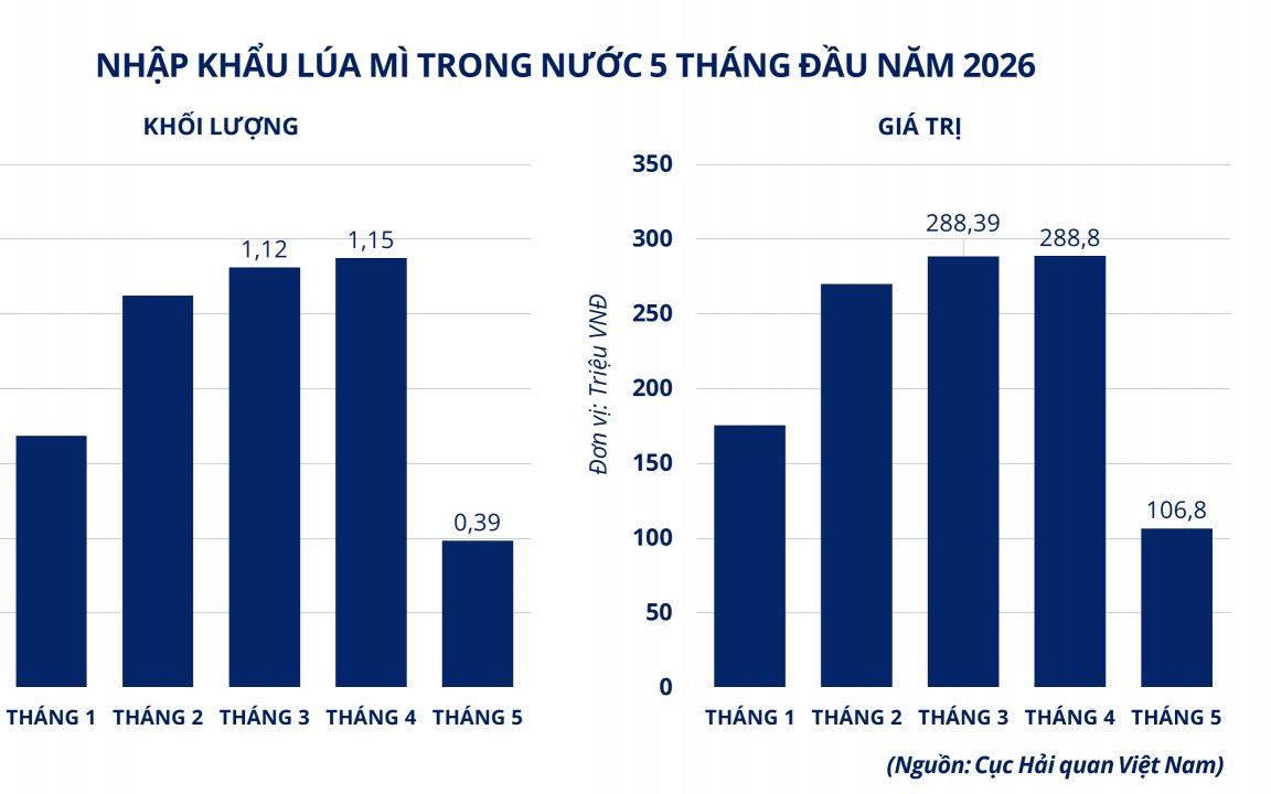 Thị trường hàng hóa diễn biến tích cực, dòng tiền tìm đến lúa mì và bạc