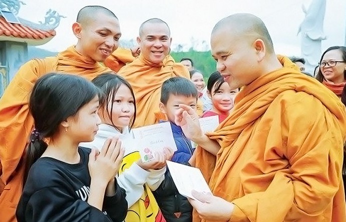Giáo hội Phật giáo Việt Nam tổ chức nhiều hoạt động từ thiện