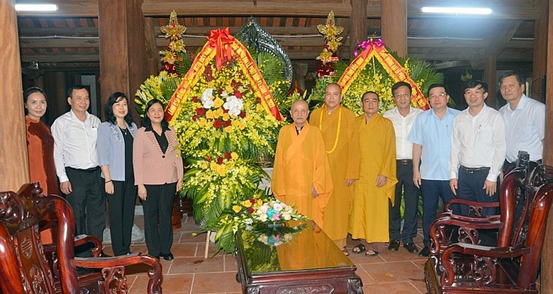 Phát huy truyền thống tốt đẹp của Phật giáo, tham gia xây dựng quê hương ngày càng giàu đẹp