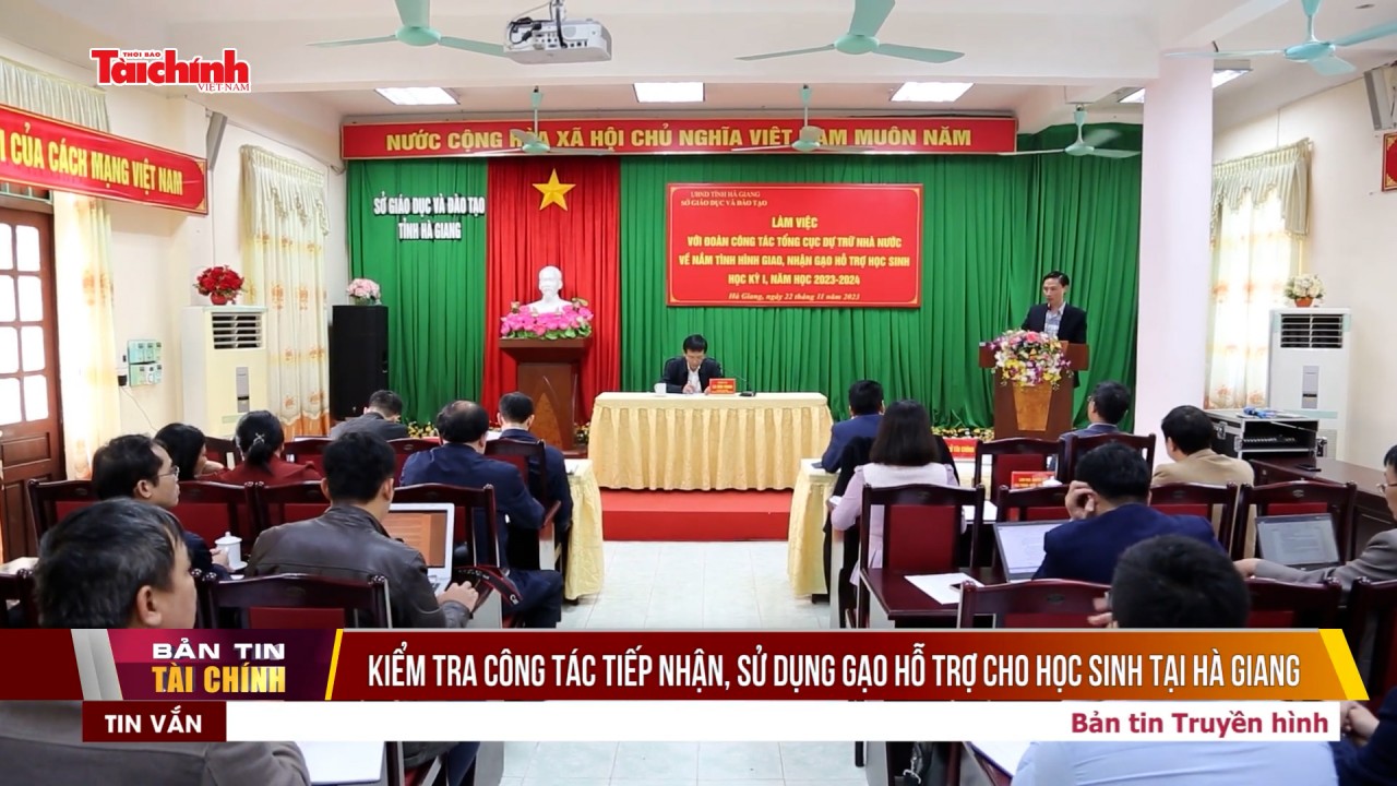 kiem tra cong tac tiep nhan su dung gao ho tro cho hoc sinh tai ha giang